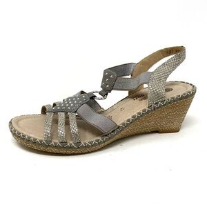 Rieker D6768 Ursula sandals Grey Combination